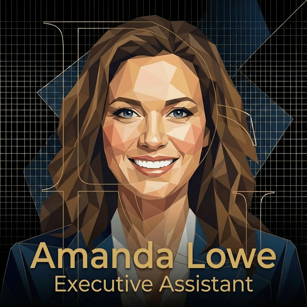 Stylized portrait of Amanda Lowe